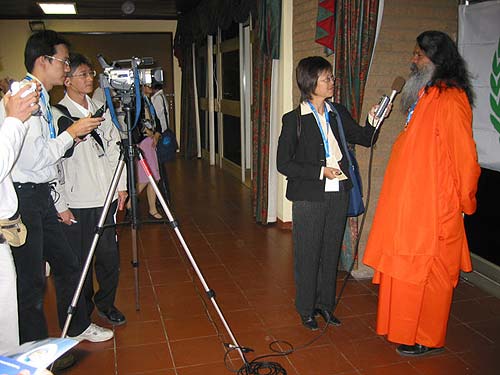 Interviewed by the Foundation for World Peace and Love (FOWPAL) from Taiwan