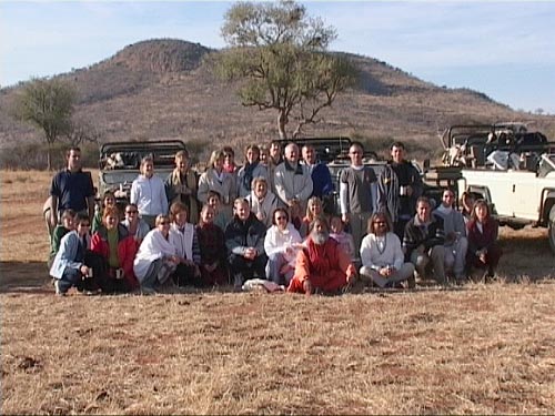 Swamiji on Safari