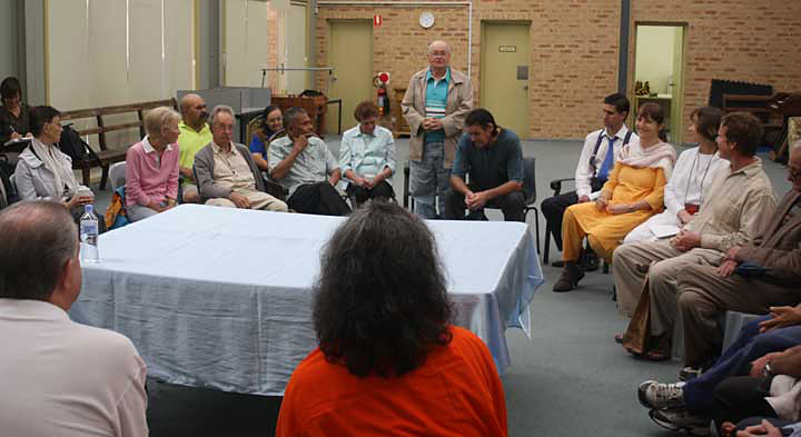 His Holiness with Reverend Minister Bill Crews at the Exodus Foundation 